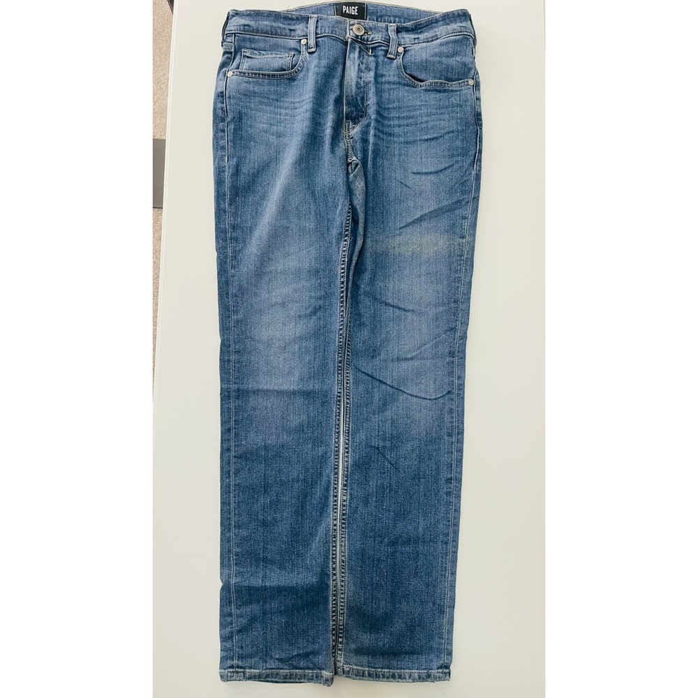 Paige Lennox blue jeans size 32 inseam 30 slim fit